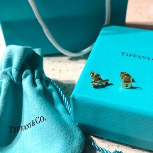 Tiffany & Co. Lock and Key stud earrings